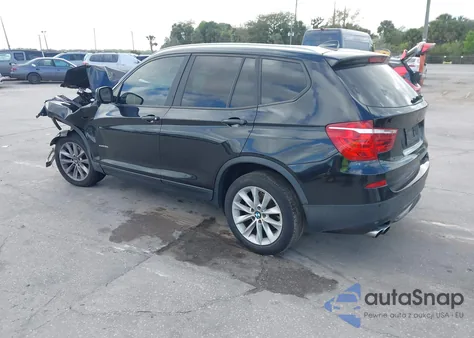 2014 BMW X3 xDrive28I z USA, uszkodzony, nr VIN 5UXWX9C5XE0D43764